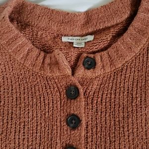 American eagle Henley sweater
